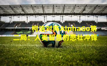 柯洁对阵AlphaGo第二局：人类智慧的悲壮冲锋